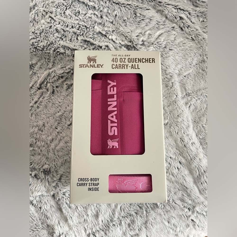 Stanley Pink 40oz Quencher Carry-ALL